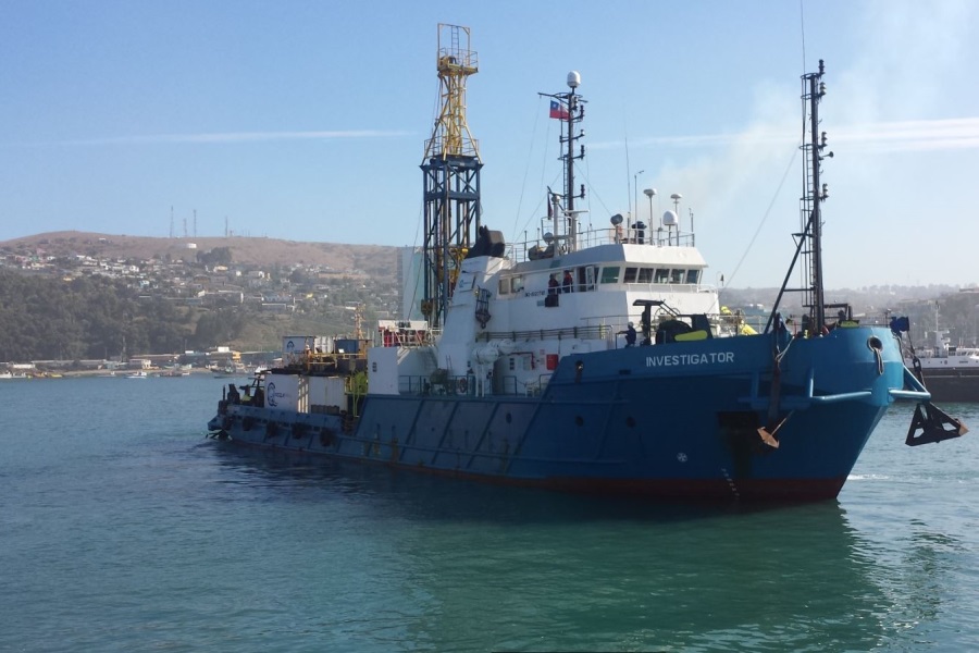 MV Investigator in San Antonio Chile