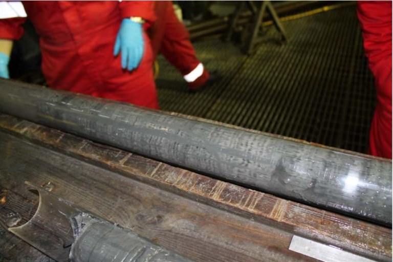 High quality core samples retrieved by Geoquip Marine