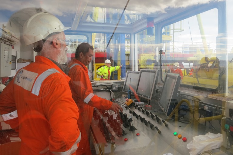 Geoquip Marine | Offshore Geotechnical Drilling Rigs Offshore Geotechnical Drilling Rig Remote Operators