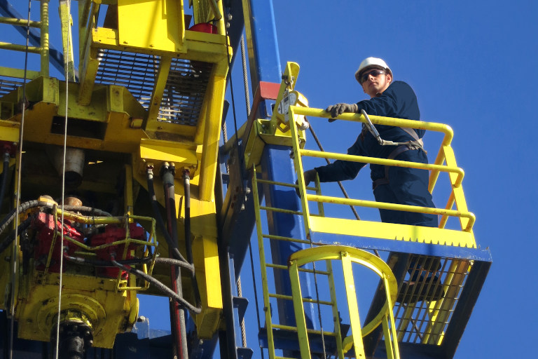 Put safety first - operator on drilling rig