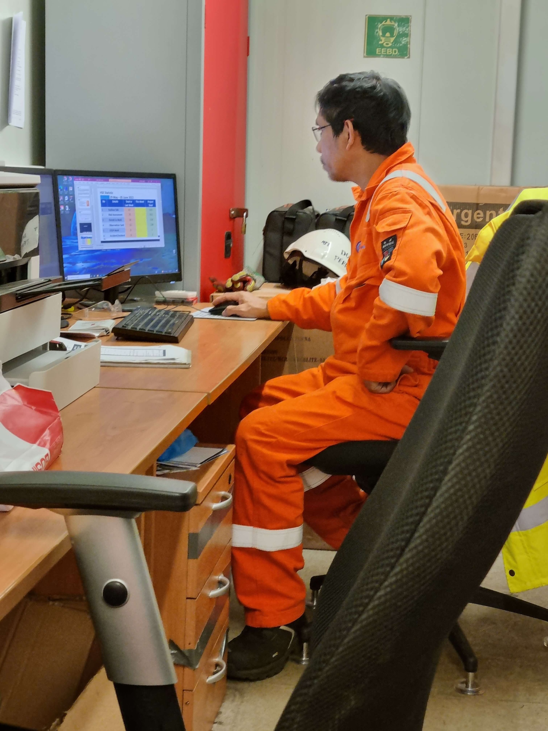 Geoquip Marine’s new Training and Competence Coordinator visits the Geoquip Seehorn to oversee enhancements to offshore learning and development