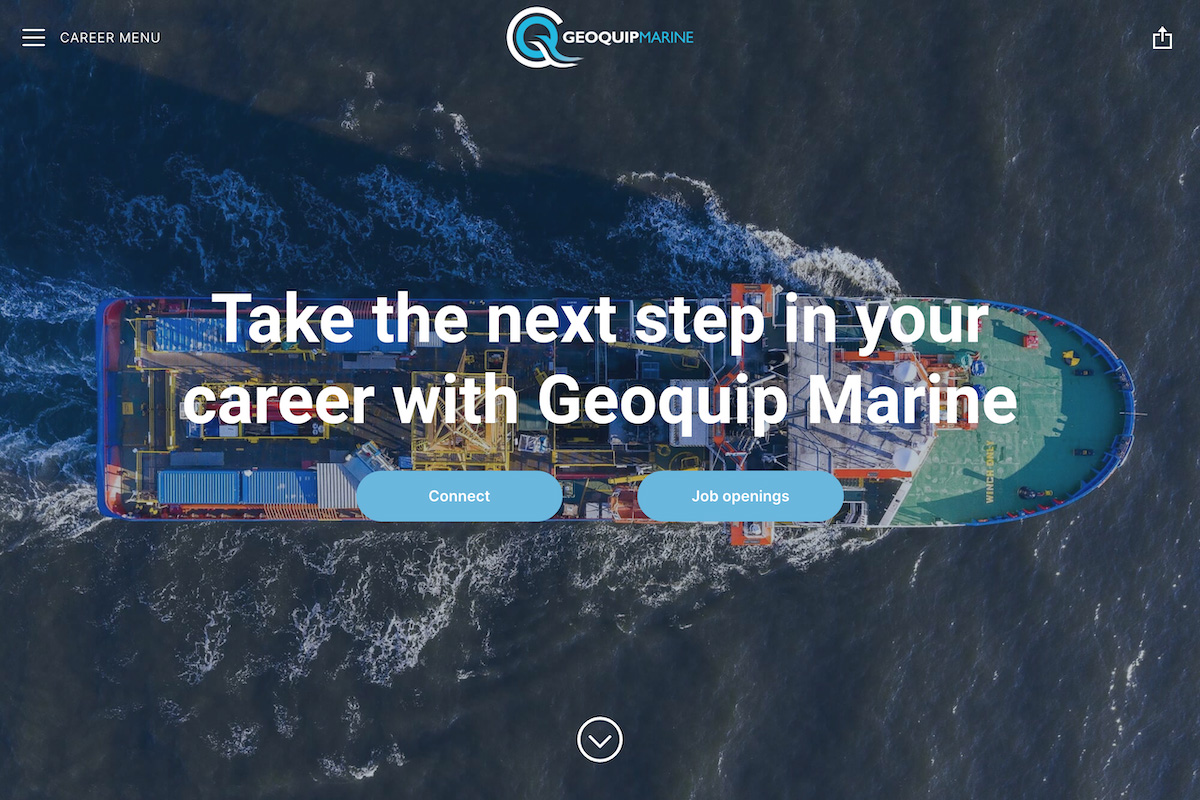 Geoquip Marine | Geoquip Marine transforms its online recruitment capabilities with new Careers portal offering