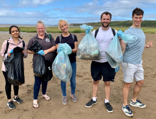 Geoquip Marine’s ESG journey continues with beach clean-up at Sand Bay in North Somerset, UK